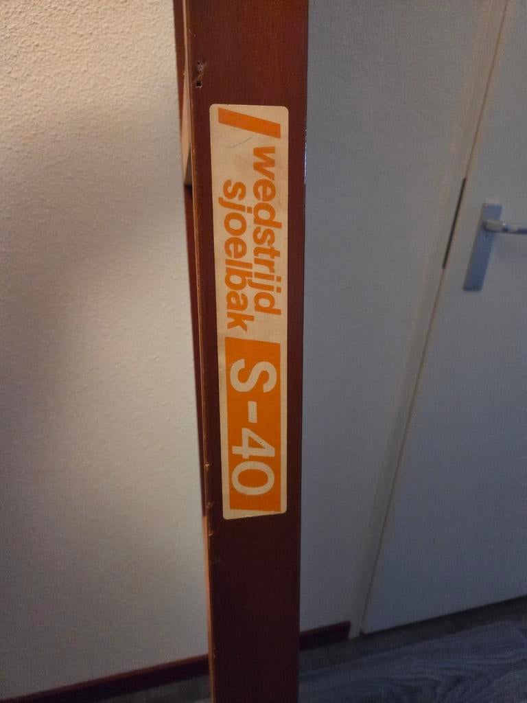 Wedstrijd Sjoelbakken met 30 Stenen, Hobby en Vrije tijd, Vijf spelers of meer, Ophalen of Verzenden, Gebruikt, Homas