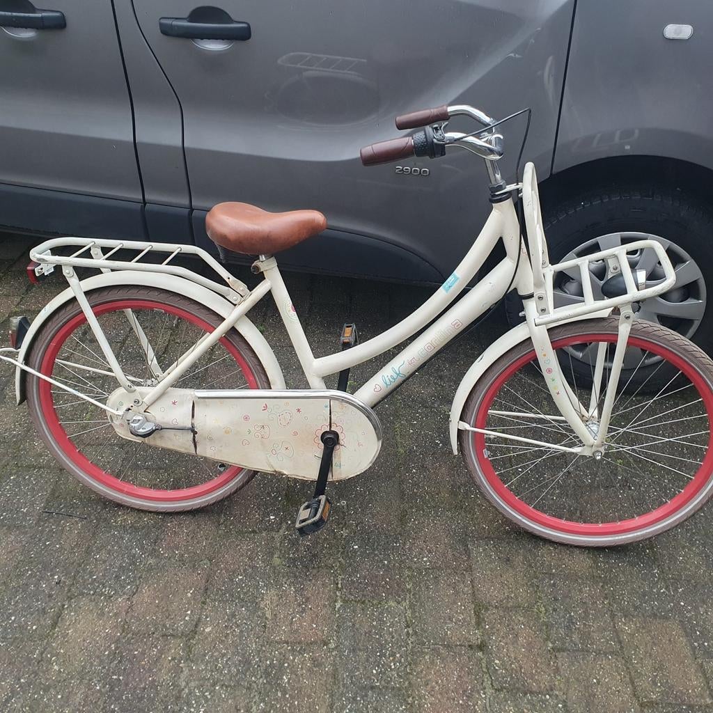 Cortina Lief transport fiets meisjes 24 inch, Gebruikt, ........, ........., Versnellingen