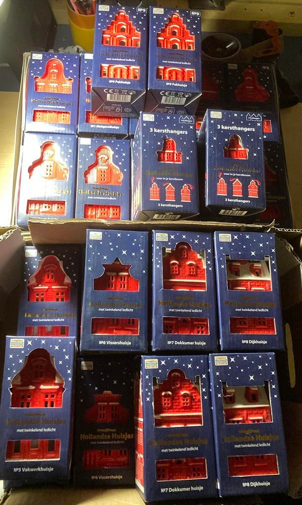 Hollandse Huisje Postcodeloterij alle nummers op voorraad va, Diversen, Kerst, Ophalen of Verzenden, Zo goed als nieuw