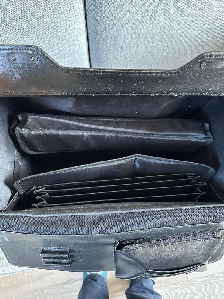 Pilotenkoffer - Zwart, Sieraden, Tassen en Uiterlijk, Koffers, Ophalen, Gebruikt, Hard kunststof, Minder dan 50 cm