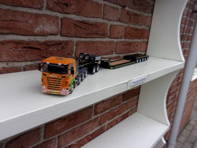 WSI  Scania  P  Low  10 x 4  van  Holtrop  van  der  Vlist., Hobby en Vrije tijd, Modelauto's | 1:50, Ophalen of Verzenden, Nieuw