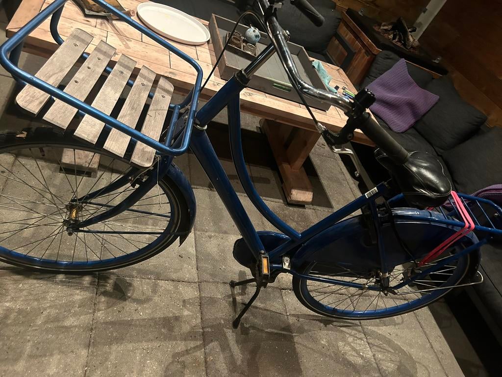 Mooie blauwe kinderfiets, Ophalen, Gebruikt