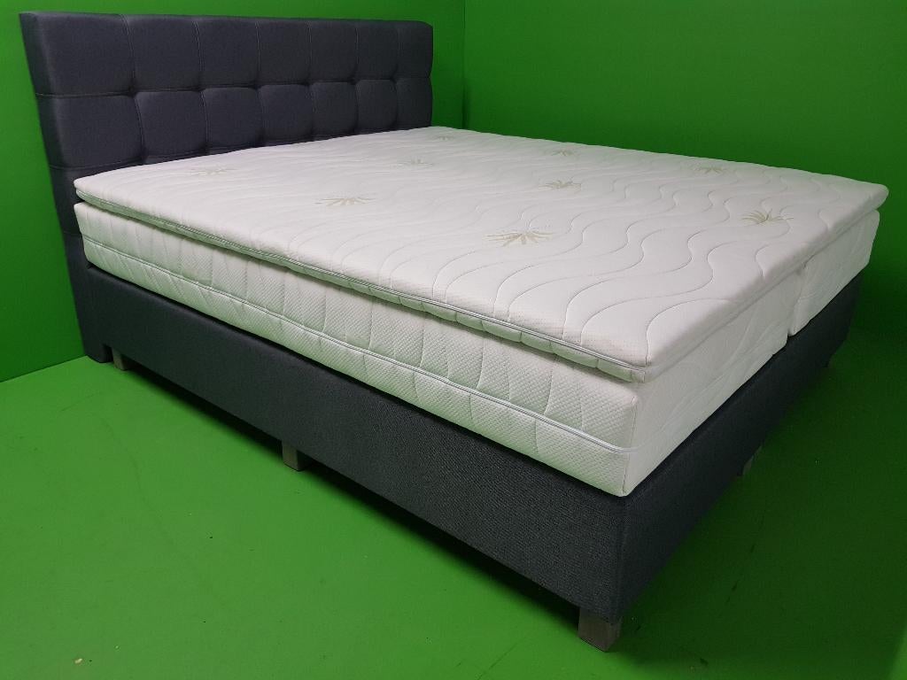 BOXSPRING 180 x 200 Hilton LUXURY / voorraad / incl montage, Huis en Inrichting, Slaapkamer | Boxsprings, Iboxz, Info@iboxz.nl