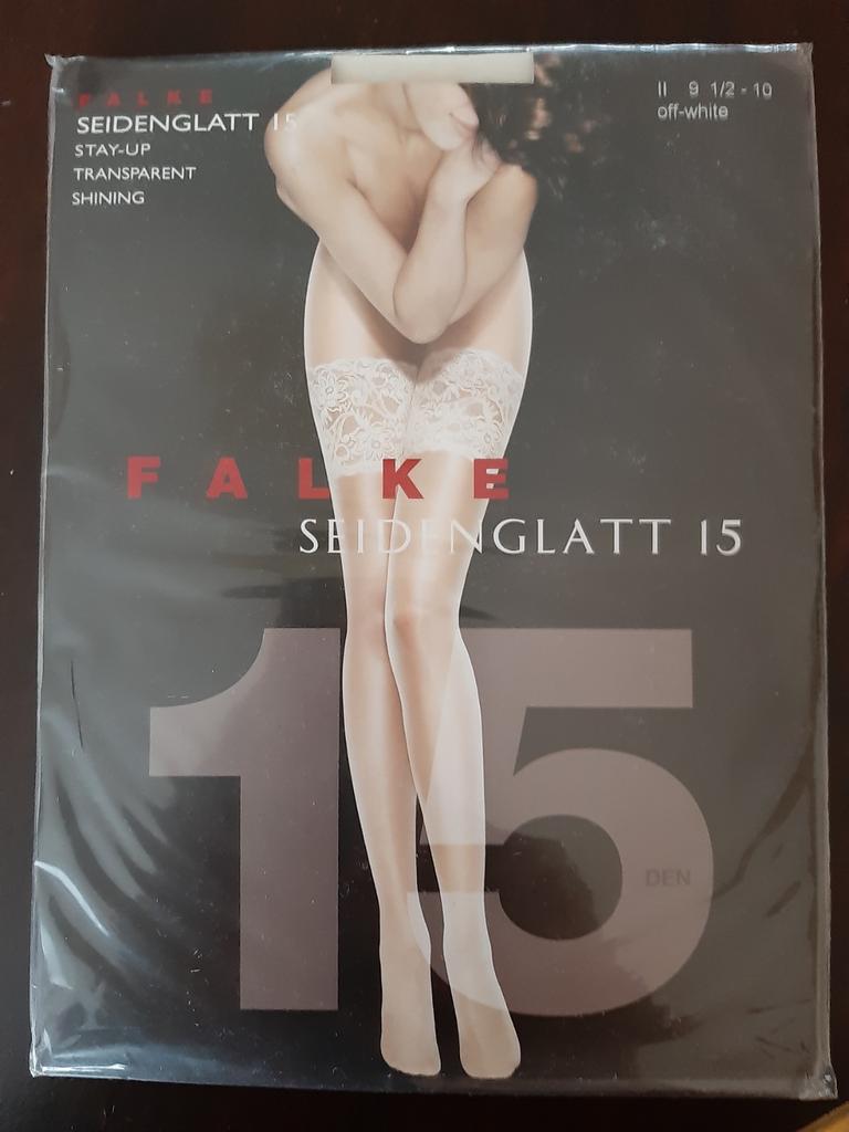 Falke Seidenglatt 15 Stay-Up Panty - Nieuw in verpakking, Kleding | Dames, Maat 36/38 (S), Wit, Nieuw, Panty
