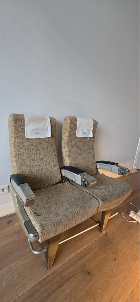 Oroginele KLM Boeing 737-200 Business Class Stoelen, Ophalen, Gebruikt, Twee, Overige kleuren