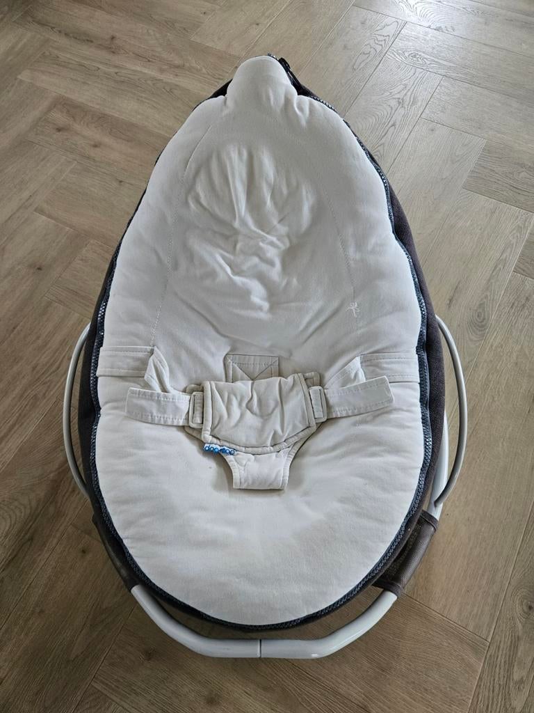 Doomoo zitzak met wiebelend onderstel - Grijs/Wit, Kinderen en Baby's, Ophalen of Verzenden, Zo goed als nieuw