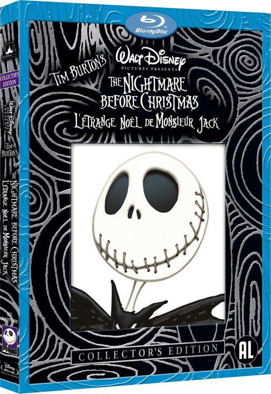 Nightmare before Christmas BLU-RAY, Ophalen of Verzenden, Overige figuren, Zo goed als nieuw, Overige typen