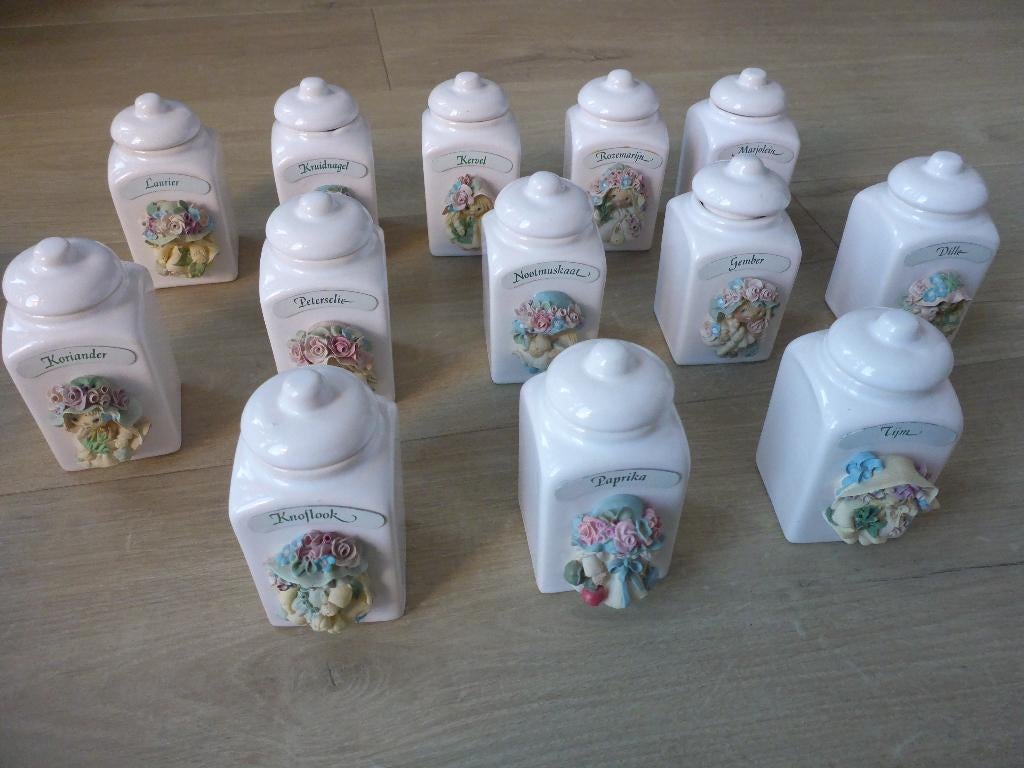 13 Goldina kruidenpotjes, met liefde gemaakt., Ophalen of Verzenden, Zo goed als nieuw