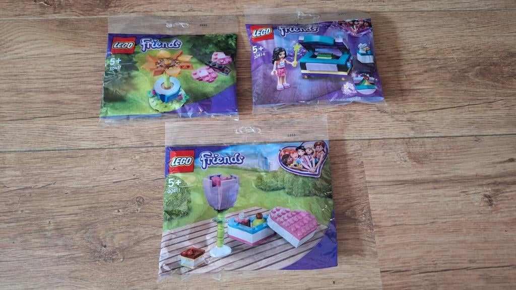 Lego FRIENDS 30411,30414,30417Polybag setjes NIEUW, Ophalen of Verzenden, Nieuw, Complete set, Lego