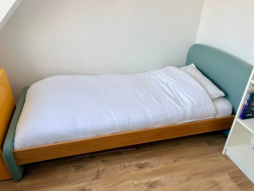 Kinderbed 190x90, Huis en Inrichting, Slaapkamer | Bedden, Ophalen, 90 cm, Eenpersoons, 190 cm of minder