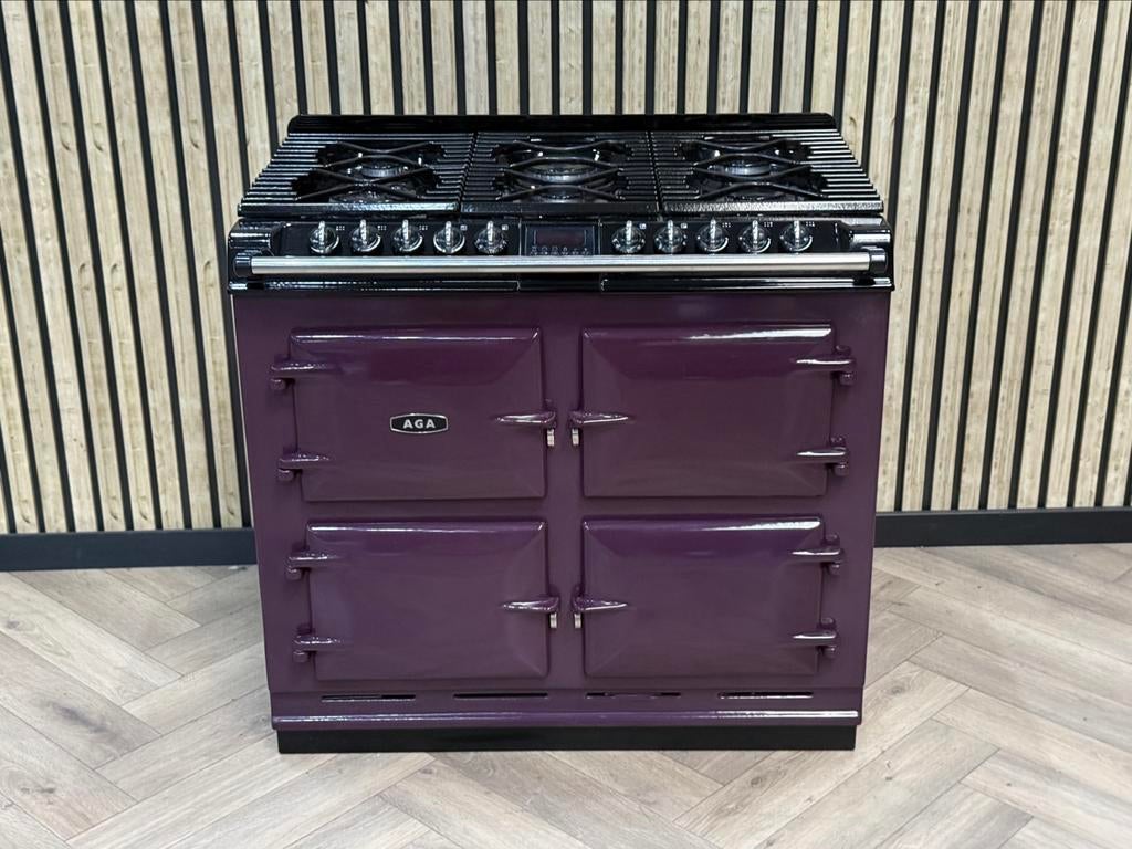 Prachtig Fornuis AGA Six Four Aubergine 4 Ovens!