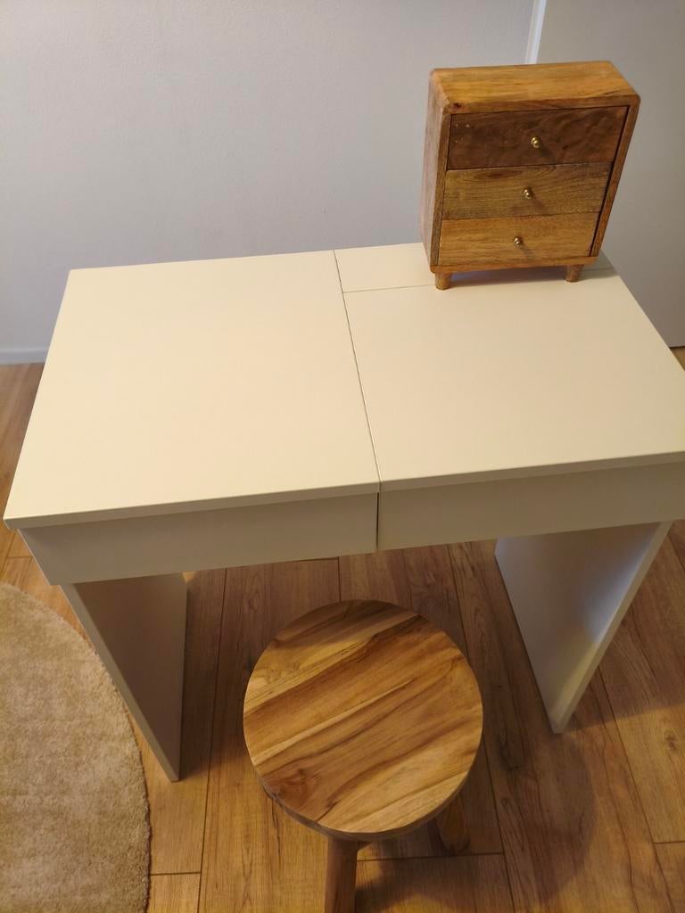 IKEA BRIMNES kaptafel met spiegel, Zo goed als nieuw, Minder dan 100 cm, Modern, Hout