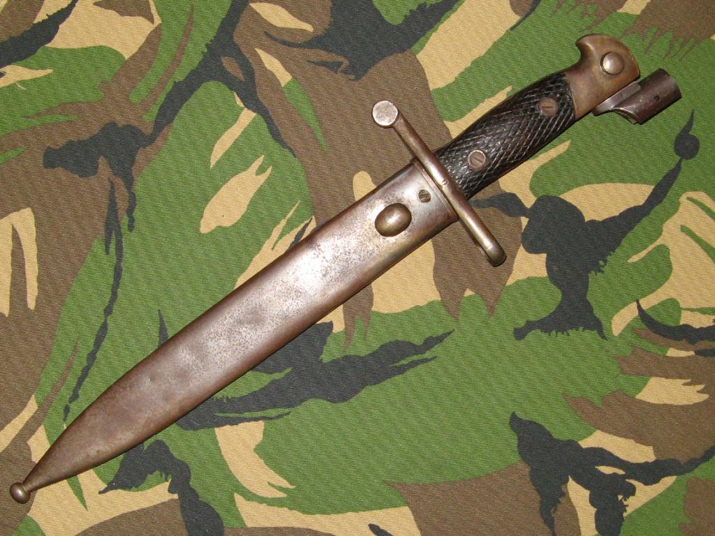 Bolo Bajonet M1941 Mauser met K98 Adaptor - Leger Army, Verzamelen, Ophalen of Verzenden, Landmacht, Overige gebieden, Mes of Dolk