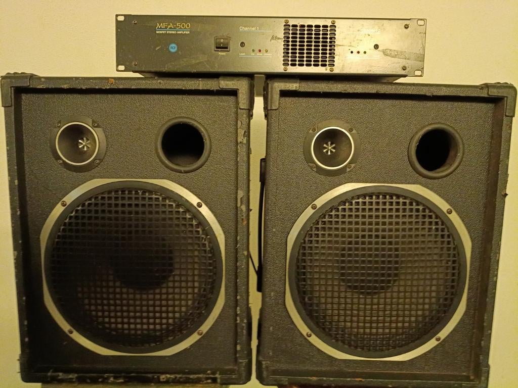 Compacte PA set RCF Fane, Ophalen, Gebruikt, Minder dan 500 watt