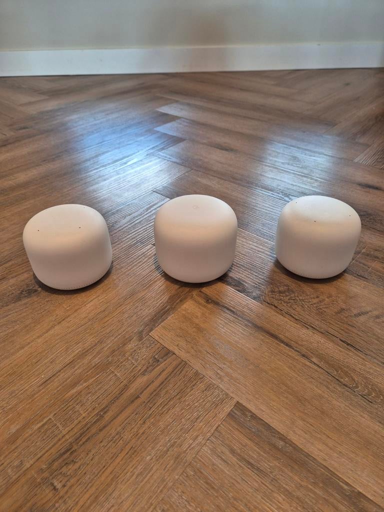 Google Nest Wifi Mesh. 1 router + 2 access points, Ophalen of Verzenden, Gebruikt, Google