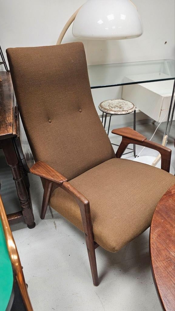 Yngve Ekstrom Stoel Jaren 60, Minder dan 50 cm, Gebruikt, Minder dan 75 cm, Scandinavisch