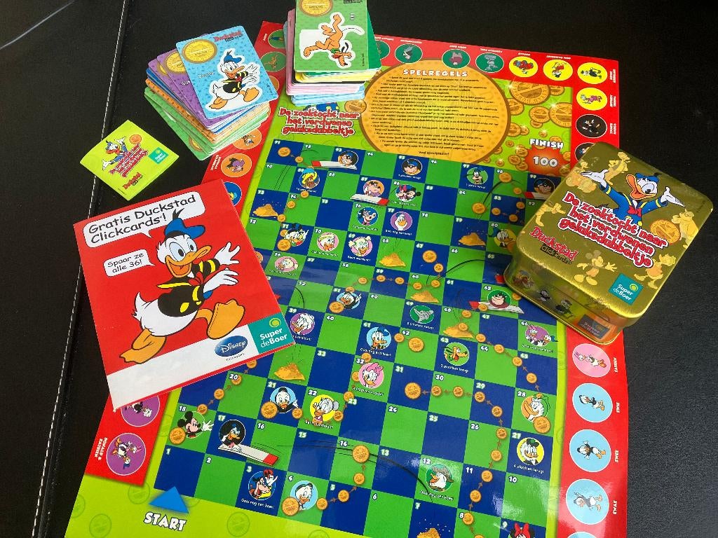 Donald Duck - Clickcards (2009), Verzamelen, Disney, Ophalen of Verzenden, Donald Duck, Zo goed als nieuw, Beeldje of Figuurtje