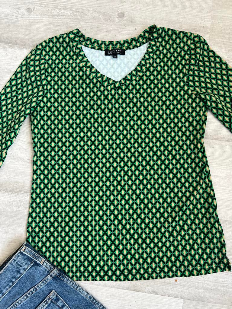 Mi Piace Travelstof Blouse - Maat S, Eu, Eu, Ophalen of Verzenden, Zo goed als nieuw