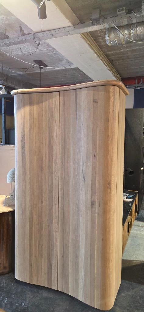 Opbergkast Eikenhout – Naturel - SHOWMODEL!, Huis en Inrichting, Kasten | Wandmeubels, JaRa, 200 cm of meer, Bornsestraat 31, Ophalen of Verzenden