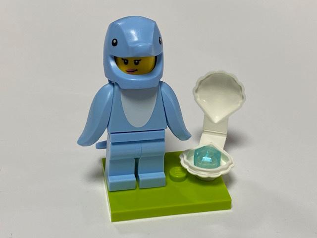 Lego Series 28 col28-9 Dolphin Costume Fan, Ophalen of Verzenden, Nieuw, Complete set, Lego