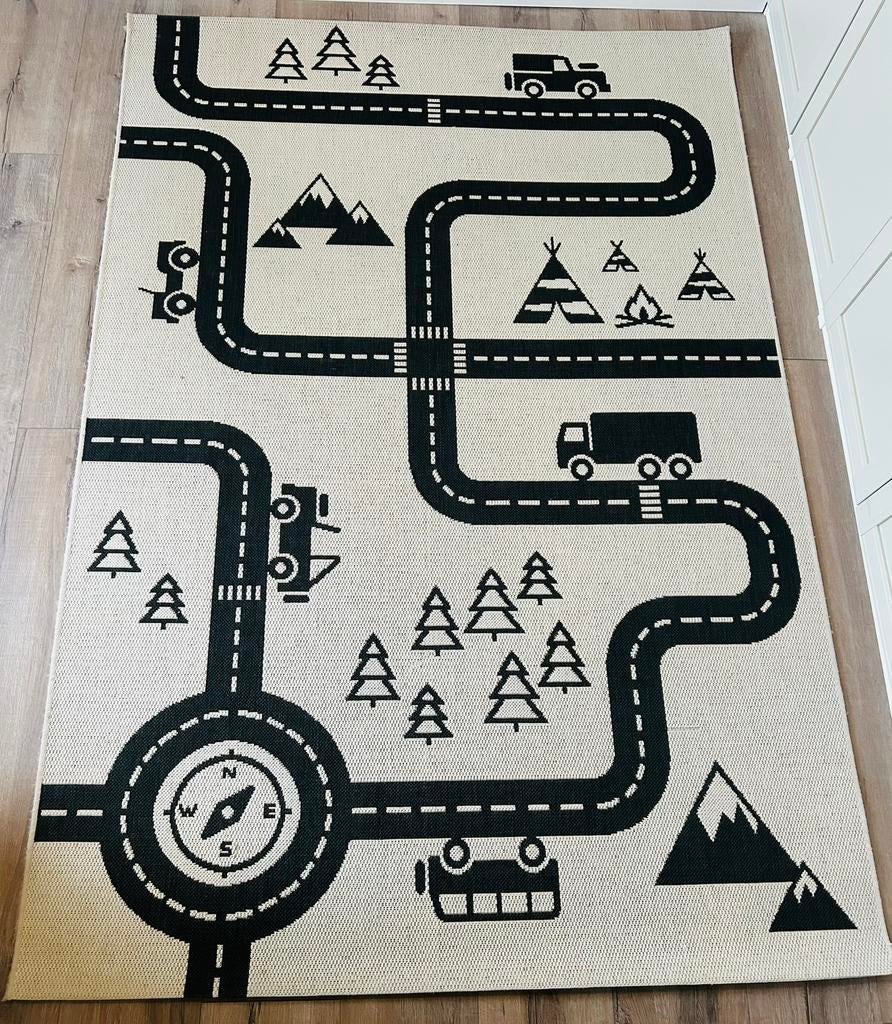 NOUS kids - autoweg speelkleed tapijt 230x160cm, Ophalen
