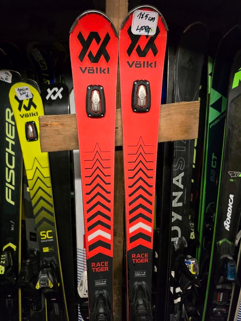 175cm VOLKL RACETIGER GS WOODCORE TIP ROCKER, Overige merken, 160 tot 180 cm, Ophalen of Verzenden, Zo goed als nieuw