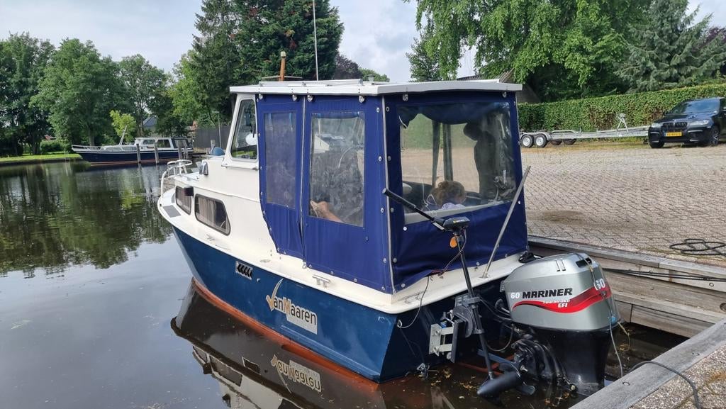 Visboot visbootje sportvisboot sloepie plezierboot cruiser, Watersport en Boten, Ophalen of Verzenden, Zo goed als nieuw, Minder dan 70 pk