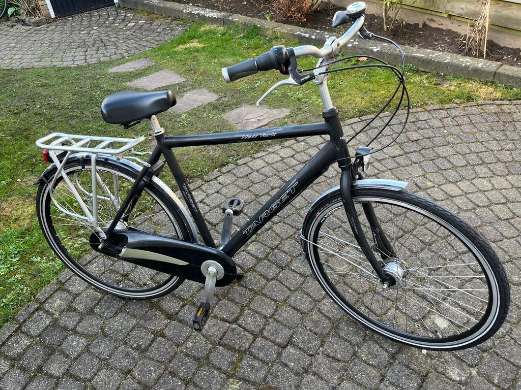 Herenfiets, Fietsen en Brommers, Gebruikt, Versnellingen, 57 tot 61 cm, Ophalen