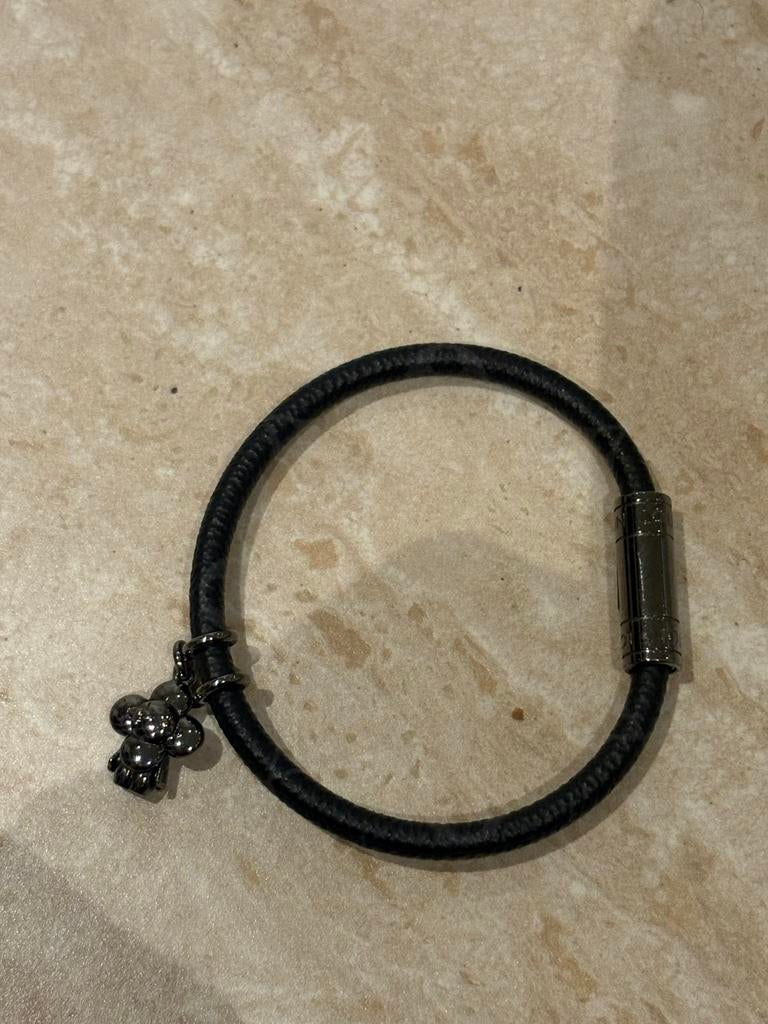 Originele Louis Vuitton armband heren - Zo goed als nieuw, Ophalen, Zwart, Leer, Zo goed als nieuw
