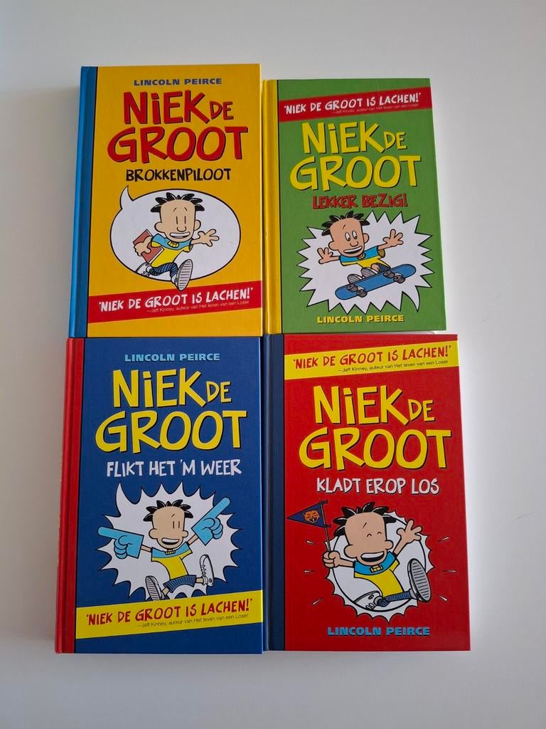 Niek de Groot boeken set - 4 delen, Boeken, Kinderboeken | Jeugd | onder 10 jaar, Zo goed als nieuw, Fictie algemeen, Ophalen of Verzenden