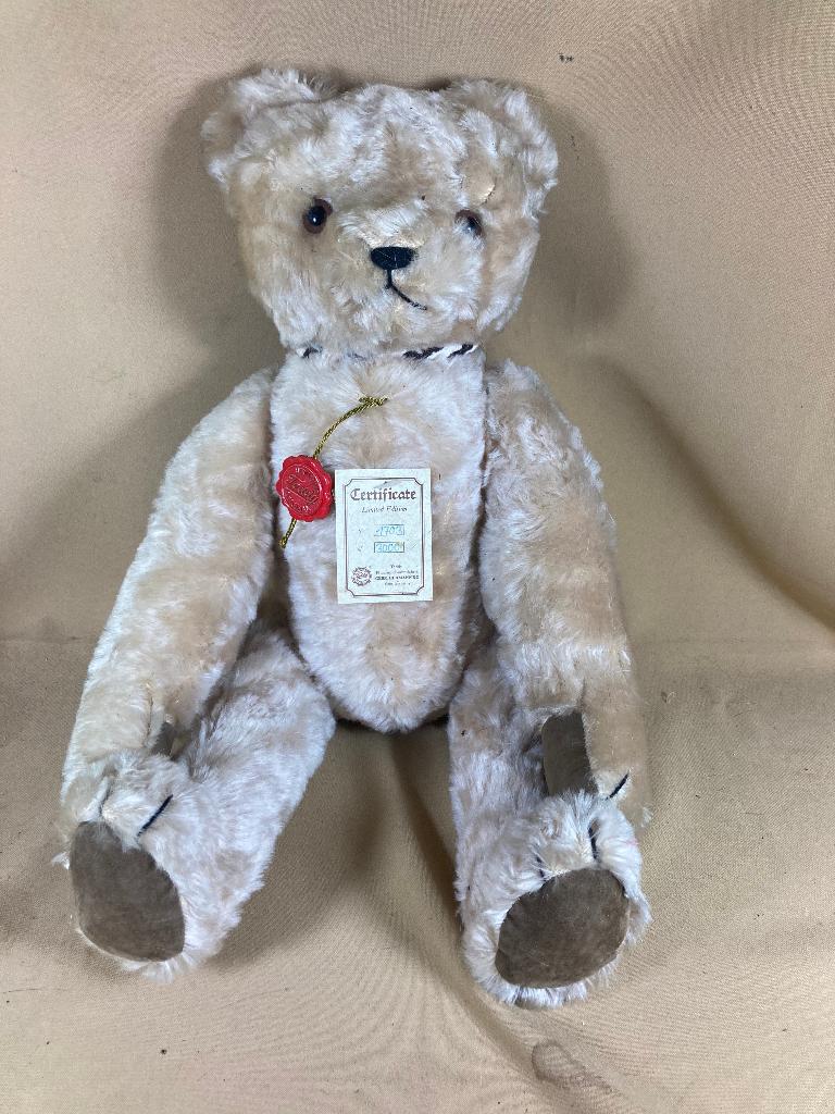Grote Hermann teddybeer 52 cm 11655 4, Verzamelen, Beren en Cherished Teddies, Overige merken, --, Stoffen beer, Ophalen of Verzenden