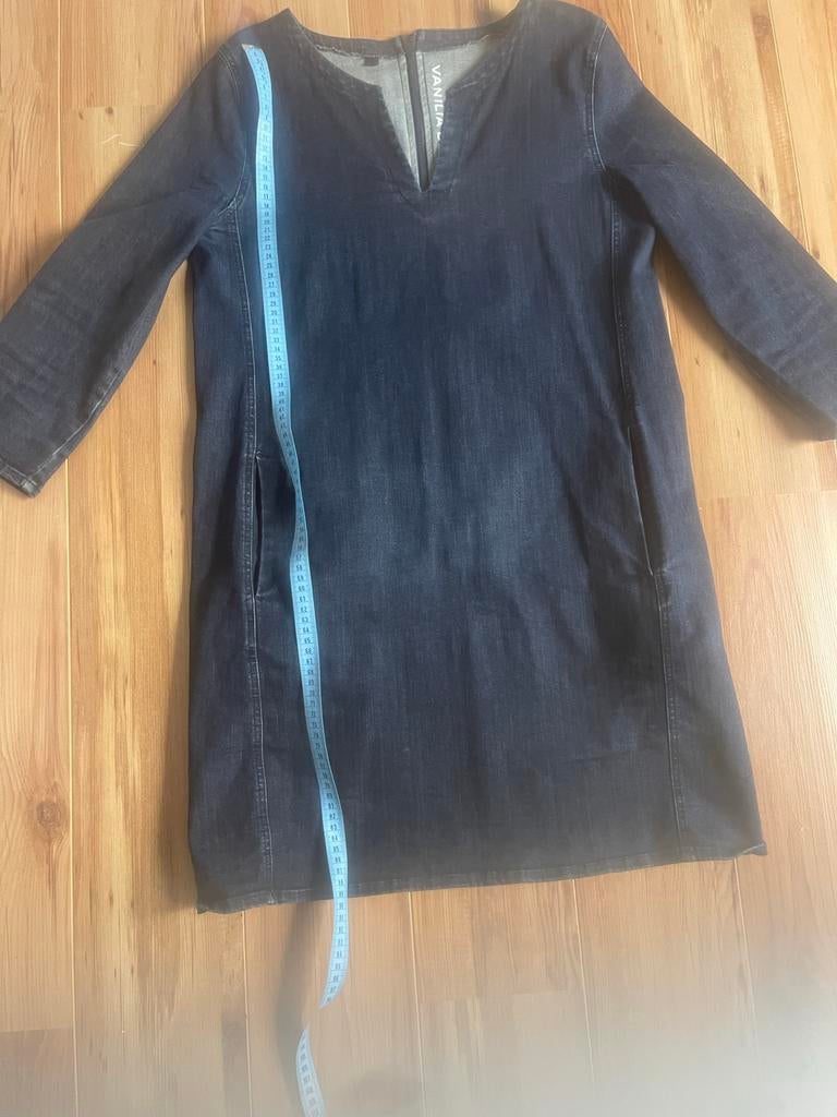 Vanillia spijkerjurk maat 42, Blauw, Maat 42/44 (L), Ophalen of Verzenden, Zo goed als nieuw