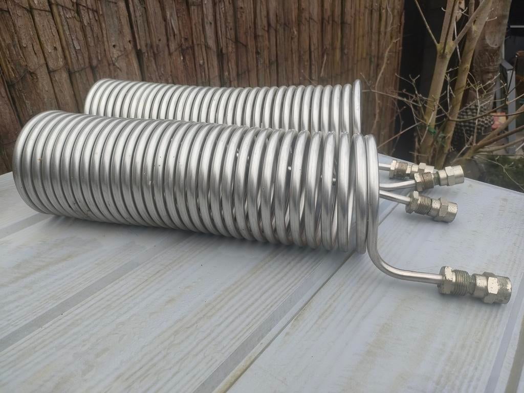 RVS WARMTEWISSELAAR/SPIRAAL NIEUW, Tuin en Terras, Ophalen of Verzenden, Nieuw