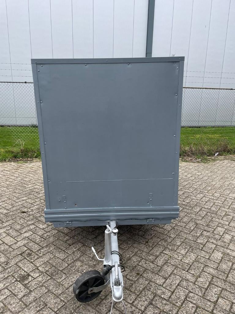 Gesloten aanhanger enkelasser 250x130 hoog 190 €699, Auto diversen, Aanhangers en Bagagewagens, Ophalen