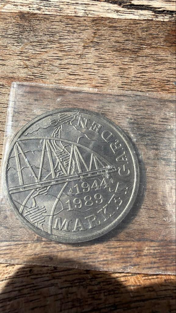 Herdenkingsmunt 1944-1989 Operatie Market Garden, Postzegels en Munten, Munten | Nederland, Losse munt, Overige waardes, Koningin Beatrix