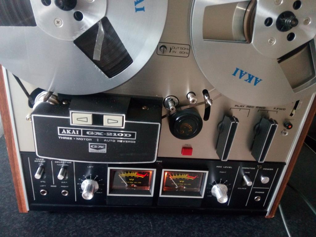 akai gx 210 d, Ophalen, Bandrecorder, Met banden