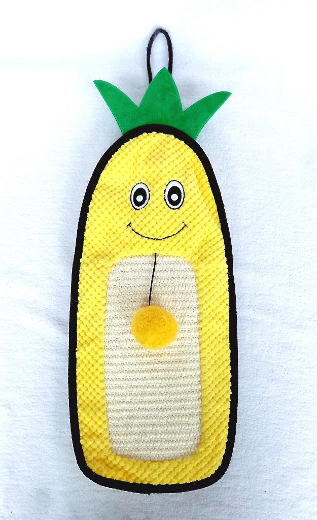 Leuke hangbare krabmat -lachende ananas- 59x20 cm, Ophalen of Verzenden, Krabplank