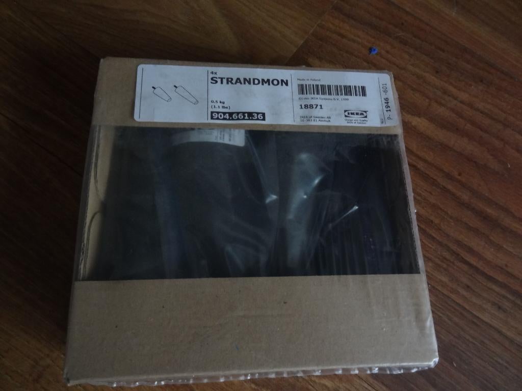 Ikea strandmon pootjes 2 X 4 stuks, Huis en Inrichting, Banken | Voetenbanken en Poefen, Ophalen, Minder dan 50 cm, Overige vormen