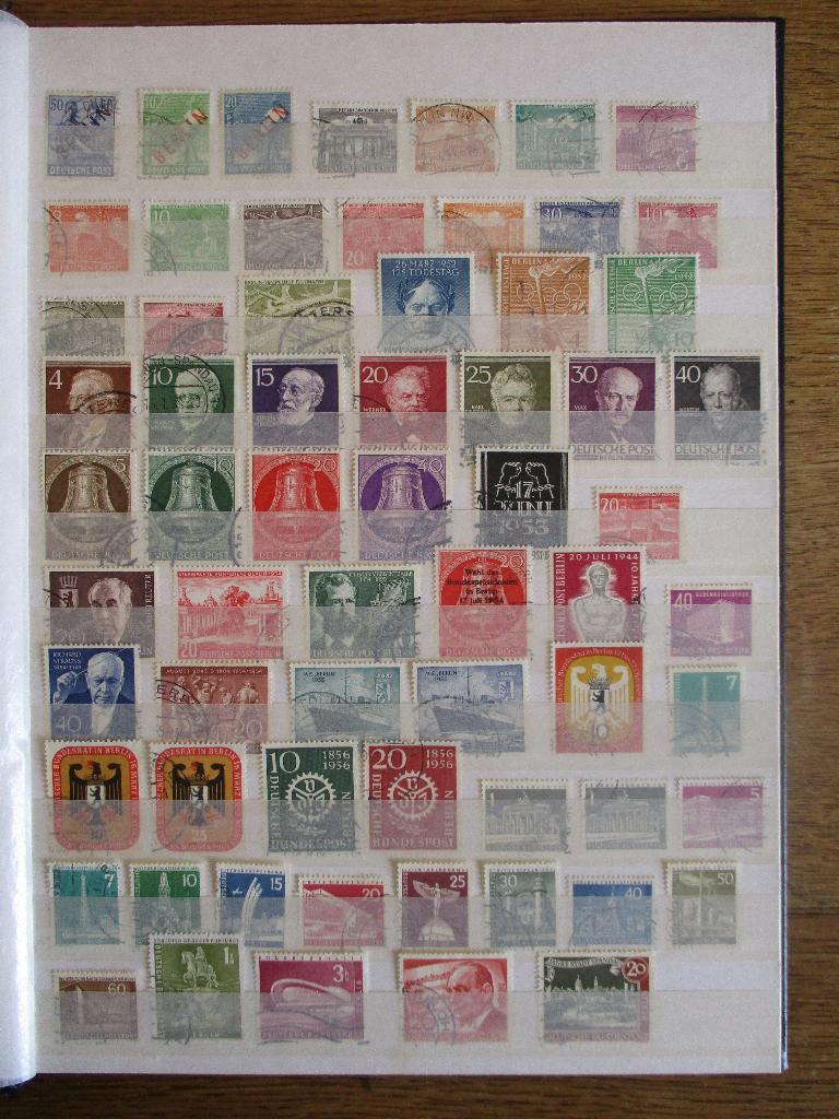 Postzegels verzameling Berlijn gestempeld, Ophalen of Verzenden, BRD, Gestempeld