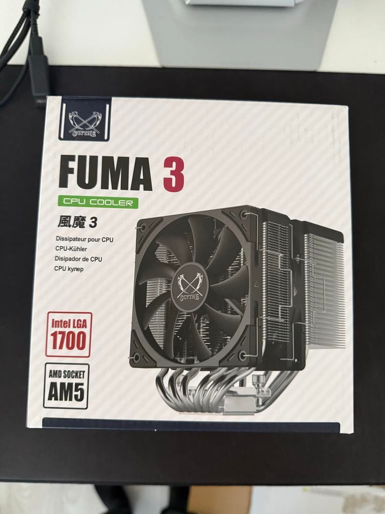 Scythe FUMA 3 CPU Koeler, Ophalen of Verzenden, Nieuw, Luchtkoeling