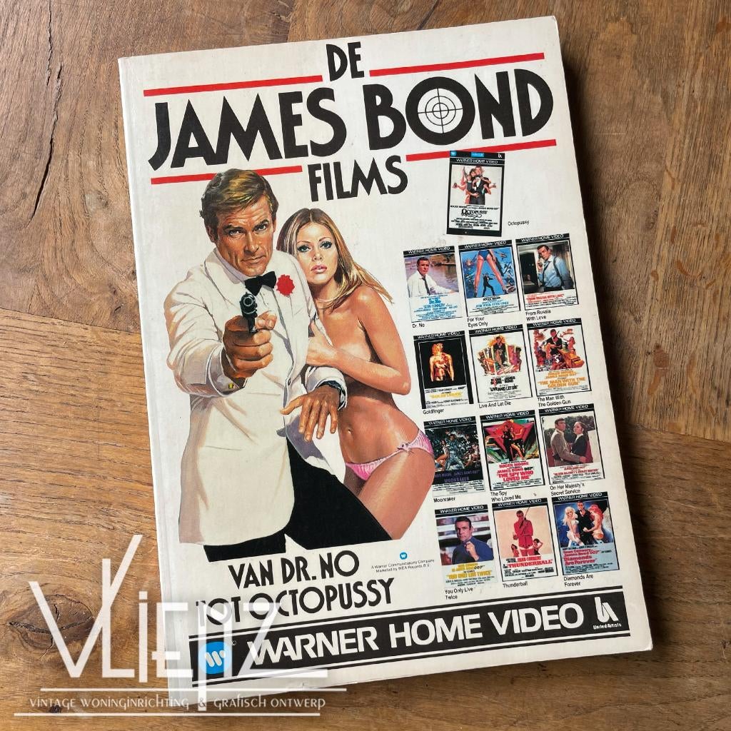 Boek 'De James Bond Films' van Dr. No tot Octopussy, 1984, Verzamelen, Film en Tv, Gebruikt, Film, Overige typen, Ophalen of Verzenden