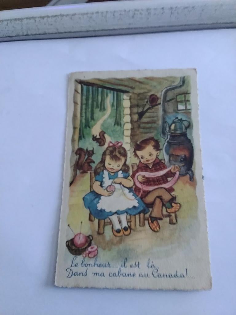 SAMEN DE WOL OPKLUWEN, Ophalen of Verzenden, Voor 1920, Sterren en Beroemdheden