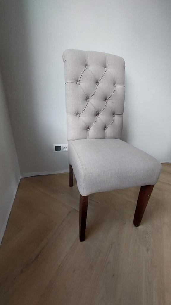 Landelijke eetkamer stoelen en eetbank, Ophalen, Klassiek, Elegant, Chesterfield-stijl, Overige kleuren, Zo goed als nieuw