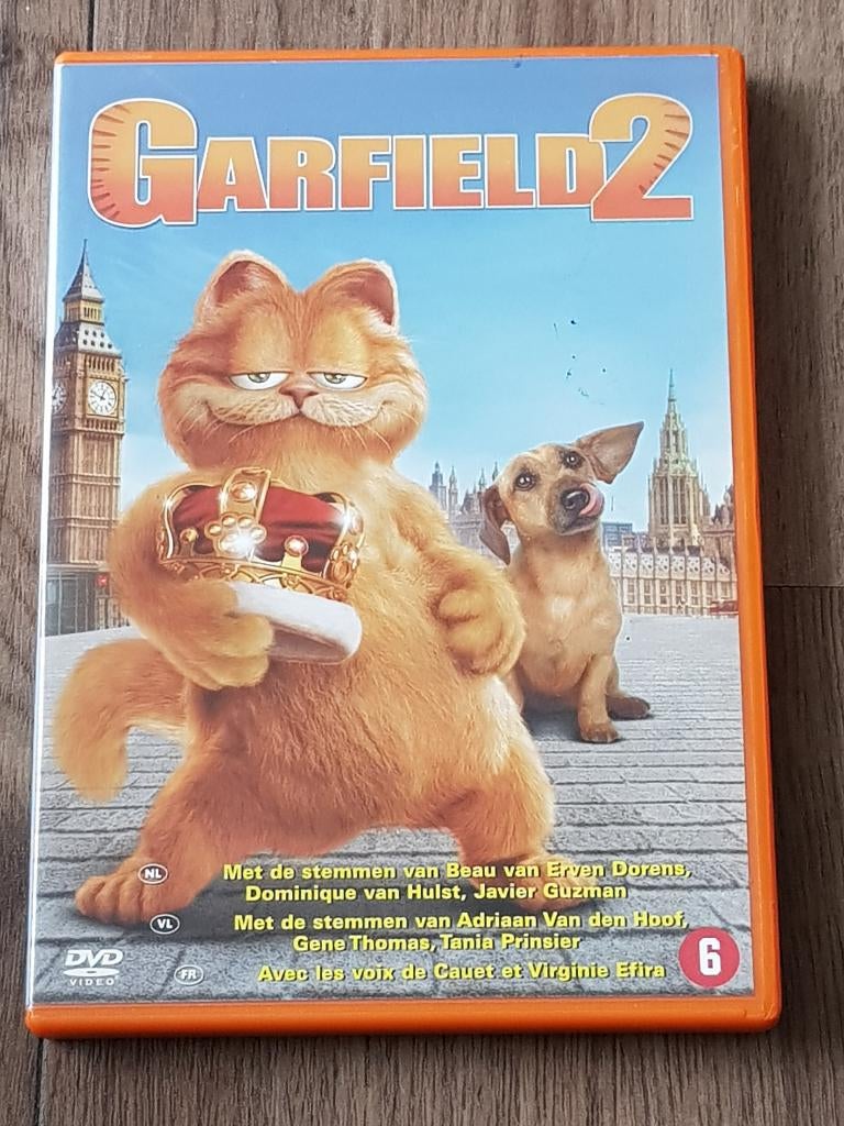 garfield the movie , en garfield 2, Alle leeftijden, Ophalen of Verzenden, Zo goed als nieuw