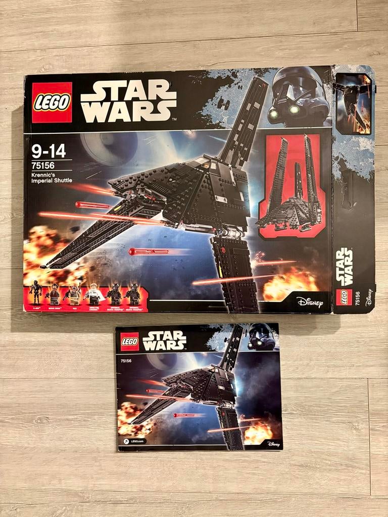 LEGO 75156 Krennic’s Imperial Shuttle Doos & Instructies, Ophalen of Verzenden, Gebruikt, Lego