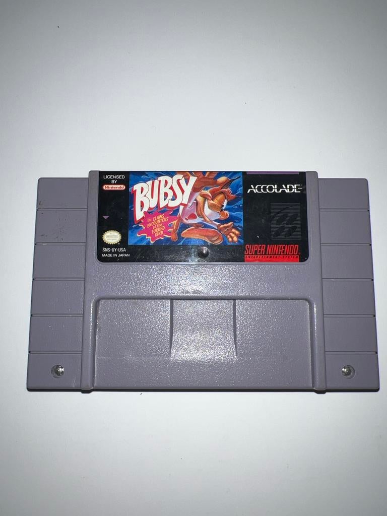 Bubsy NTSC SNES - Klassieke Platformer, Spelcomputers en Games, Games | Nintendo Super NES, Gebruikt, 1 speler, Ophalen of Verzenden