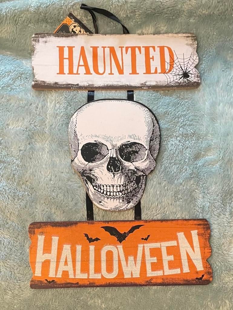 HAUNTED HALLOWEEN  DECORATIE, Ophalen of Verzenden, Nieuw, Versiering, Halloween of Griezel