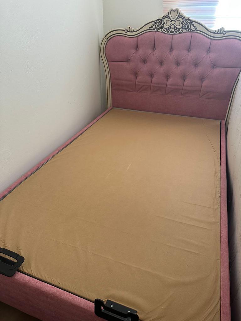 Prinsessenbed 120x200 met opbergruimte (Baza) + mooi Matras, Huis en Inrichting, Slaapkamer | Bedden, Ophalen, Gebruikt, 120 cm