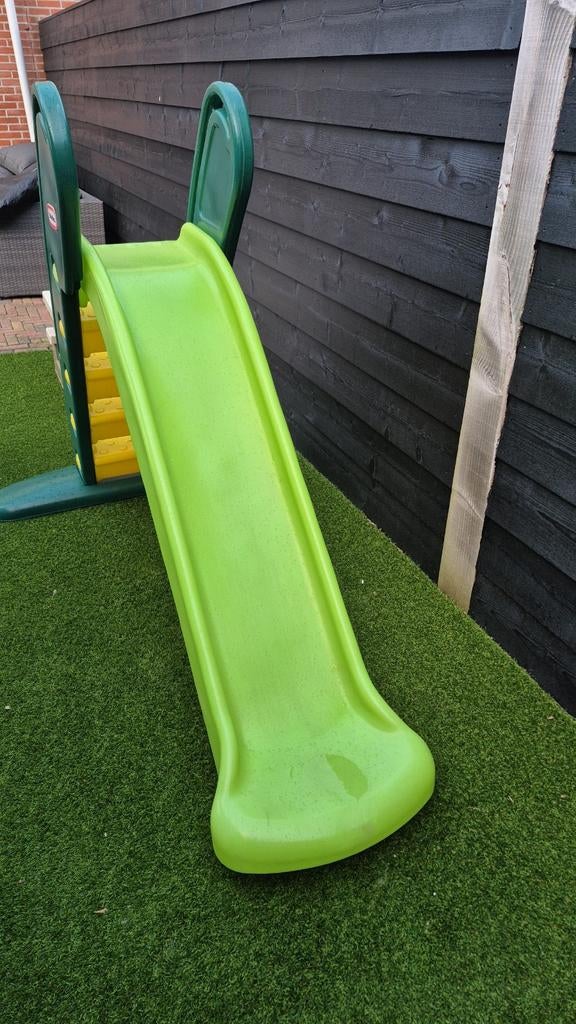 Nette groene kinderglijbaan voor buiten, Kinderen en Baby's, Speelgoed | Buiten | Los speelgoed, Ophalen of Verzenden, Zo goed als nieuw