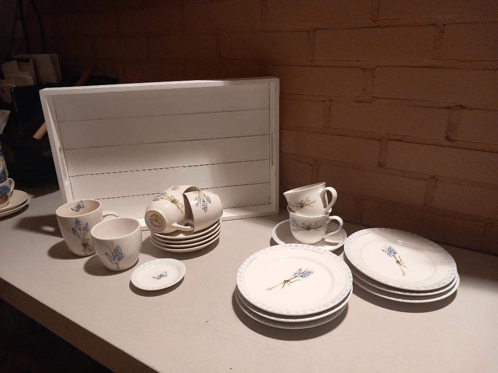 Jet servies Blauwe Druif, Keramiek, Ophalen of Verzenden, Zo goed als nieuw, Overige stijlen